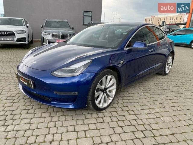 Синий Тесла Модель 3, объемом двигателя 0 л и пробегом 89 тыс. км за 18500 $, фото 2 на Automoto.ua