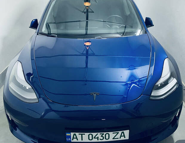Синий Тесла Модель 3, объемом двигателя 0 л и пробегом 46 тыс. км за 18400 $, фото 2 на Automoto.ua