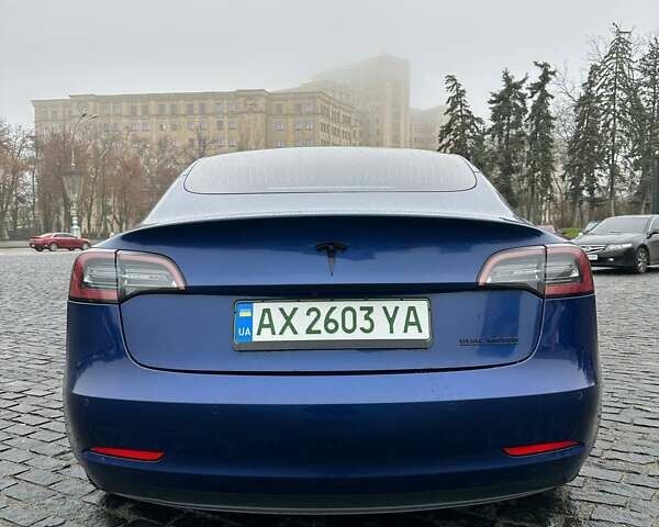 Синий Тесла Модель 3, объемом двигателя 0 л и пробегом 93 тыс. км за 20700 $, фото 6 на Automoto.ua