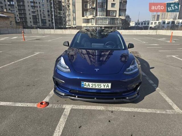 Синий Тесла Модель 3, объемом двигателя 0 л и пробегом 19 тыс. км за 18000 $, фото 2 на Automoto.ua