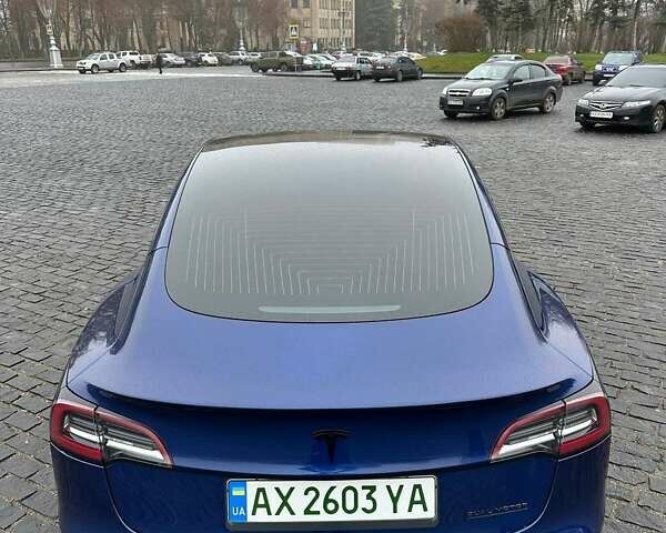 Синий Тесла Модель 3, объемом двигателя 0 л и пробегом 93 тыс. км за 20700 $, фото 7 на Automoto.ua