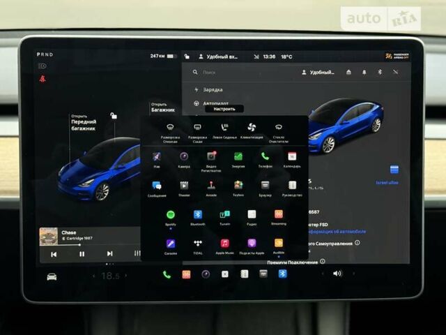 Синий Тесла Модель 3, объемом двигателя 0 л и пробегом 48 тыс. км за 24500 $, фото 30 на Automoto.ua