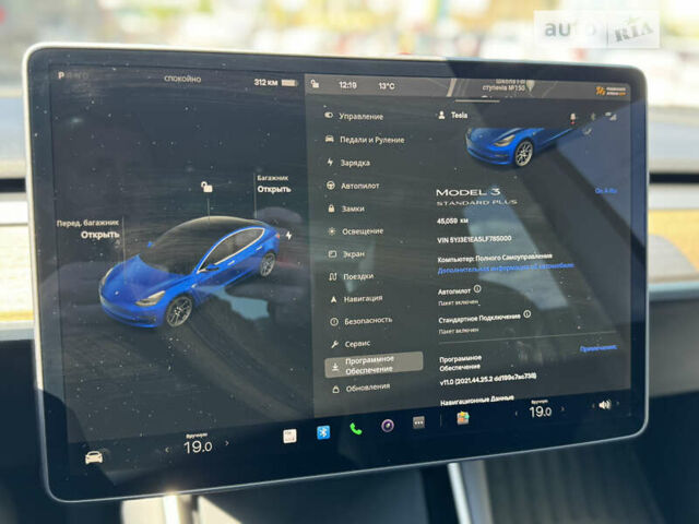 Синій Тесла Модель 3, об'ємом двигуна 0 л та пробігом 45 тис. км за 21500 $, фото 23 на Automoto.ua