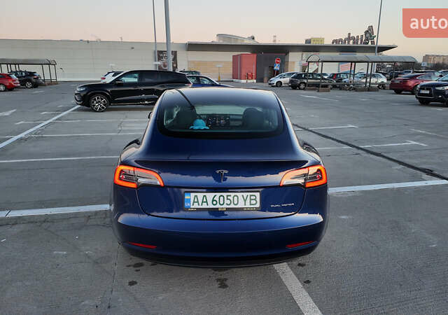 Синий Тесла Модель 3, объемом двигателя 0 л и пробегом 80 тыс. км за 23000 $, фото 2 на Automoto.ua