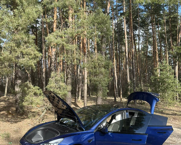 Синий Тесла Модель 3, объемом двигателя 0 л и пробегом 37 тыс. км за 23500 $, фото 28 на Automoto.ua