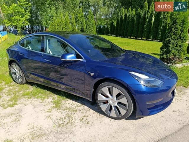 Синий Тесла Модель 3, объемом двигателя 0 л и пробегом 162 тыс. км за 17999 $, фото 10 на Automoto.ua