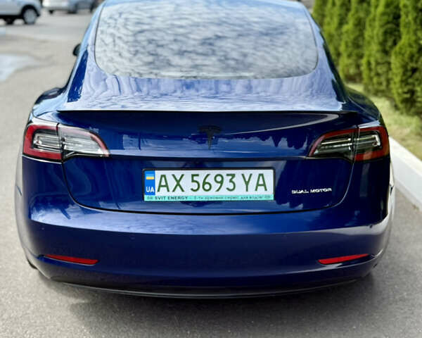 Тесла Модель 3 2020 в Харькове на Automoto.ua Синий Тесла Модель 3, объемом двигателя 0 л и пробегом 84 тыс. км за 20500 $, фото 42 на Automoto.ua