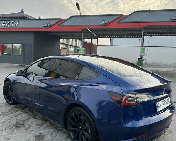 Синий Тесла Модель 3, объемом двигателя 0 л и пробегом 70 тыс. км за 18700 $, фото 4 на Automoto.ua