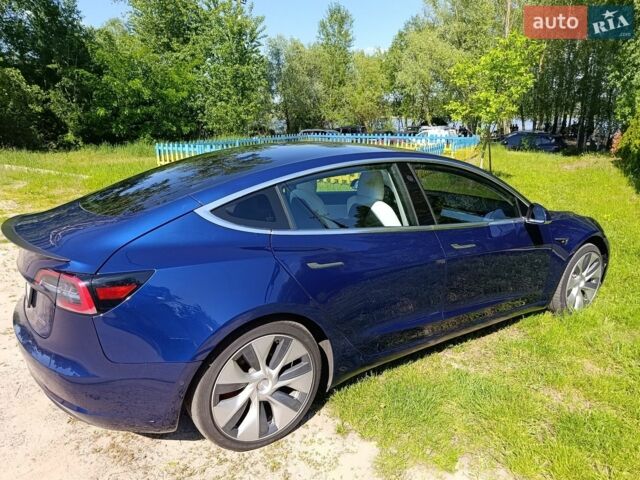 Синий Тесла Модель 3, объемом двигателя 0 л и пробегом 162 тыс. км за 17999 $, фото 4 на Automoto.ua