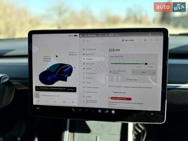 Синій Тесла Модель 3, об'ємом двигуна 0 л та пробігом 45 тис. км за 16200 $, фото 2 на Automoto.ua