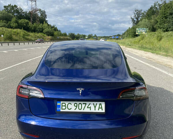 Синий Тесла Модель 3, объемом двигателя 0 л и пробегом 50 тыс. км за 17200 $, фото 1 на Automoto.ua