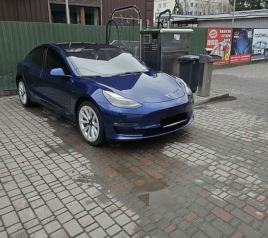 Синий Тесла Модель 3, объемом двигателя 0 л и пробегом 110 тыс. км за 17500 $, фото 3 на Automoto.ua