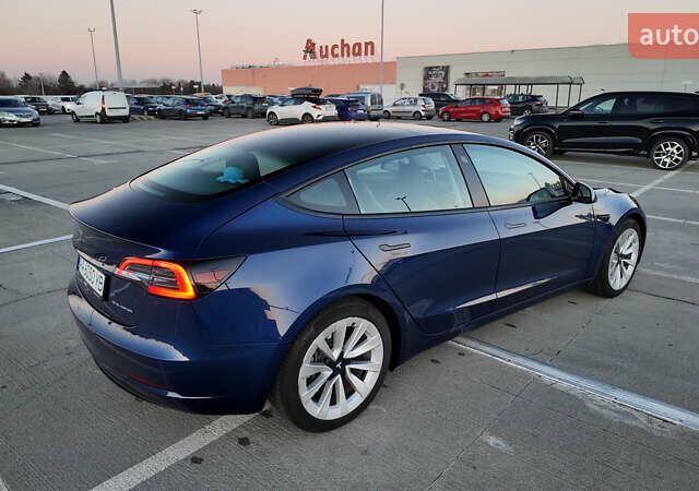 Синий Тесла Модель 3, объемом двигателя 0 л и пробегом 80 тыс. км за 23000 $, фото 5 на Automoto.ua