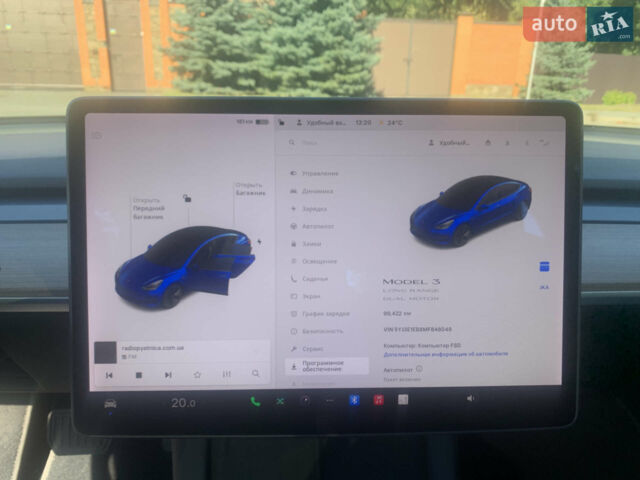 Синій Тесла Модель 3, об'ємом двигуна 0 л та пробігом 107 тис. км за 18900 $, фото 14 на Automoto.ua