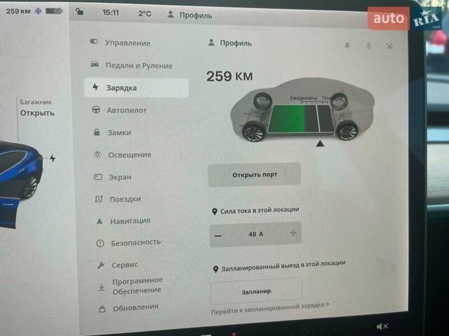 Синий Тесла Модель 3, объемом двигателя 0 л и пробегом 20 тыс. км за 20000 $, фото 8 на Automoto.ua