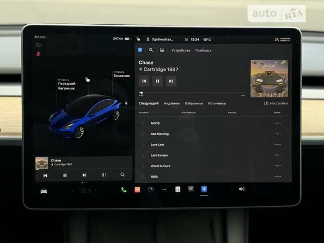 Синий Тесла Модель 3, объемом двигателя 0 л и пробегом 48 тыс. км за 24500 $, фото 27 на Automoto.ua