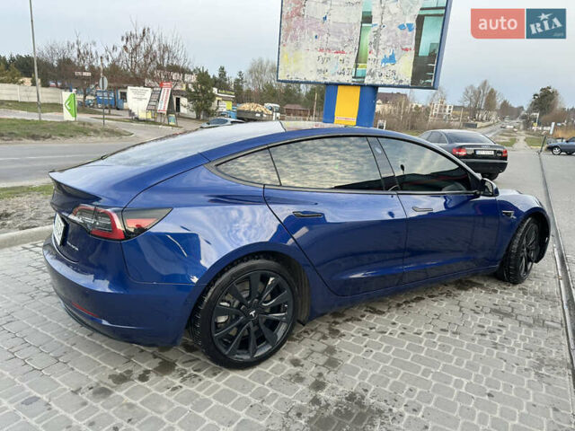 Синий Тесла Модель 3, объемом двигателя 0 л и пробегом 70 тыс. км за 18700 $, фото 2 на Automoto.ua