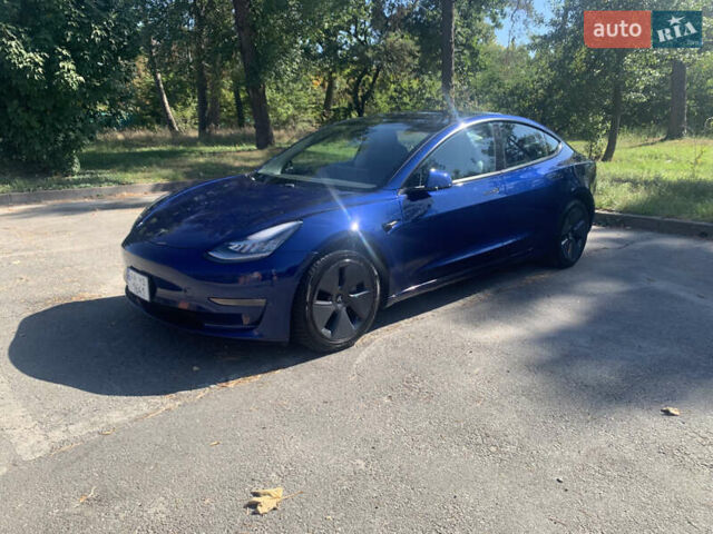 Синий Тесла Модель 3, объемом двигателя 0 л и пробегом 101 тыс. км за 20900 $, фото 6 на Automoto.ua