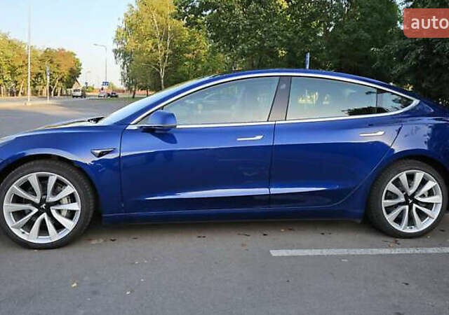 Синій Тесла Модель 3, об'ємом двигуна 0 л та пробігом 74 тис. км за 16000 $, фото 2 на Automoto.ua