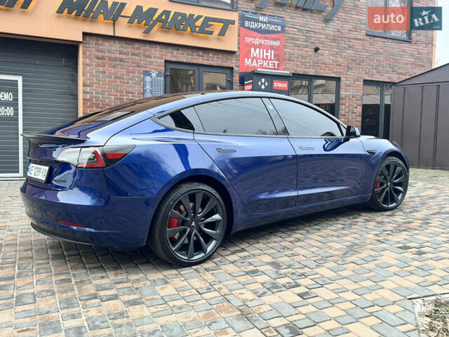 Синий Тесла Модель 3, объемом двигателя 0 л и пробегом 60 тыс. км за 21500 $, фото 6 на Automoto.ua