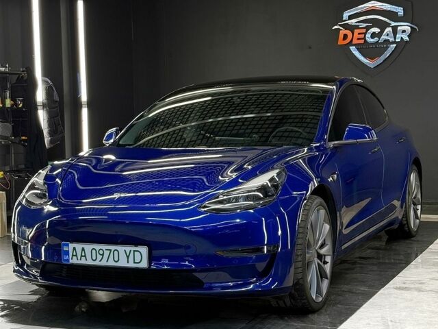 Синій Тесла Модель 3, об'ємом двигуна 0 л та пробігом 36 тис. км за 22000 $, фото 5 на Automoto.ua