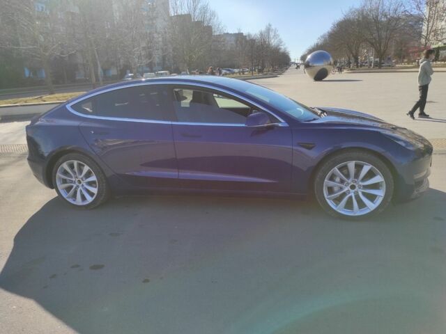 Синий Тесла Модель 3, объемом двигателя 0 л и пробегом 100 тыс. км за 17500 $, фото 1 на Automoto.ua