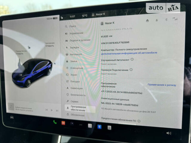 Синій Тесла Модель 3, об'ємом двигуна 0 л та пробігом 81 тис. км за 16800 $, фото 49 на Automoto.ua