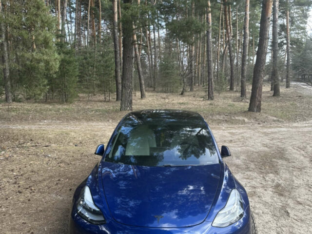 Синий Тесла Модель 3, объемом двигателя 0 л и пробегом 37 тыс. км за 23500 $, фото 9 на Automoto.ua