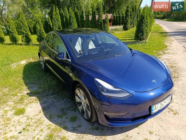Синий Тесла Модель 3, объемом двигателя 0 л и пробегом 162 тыс. км за 17999 $, фото 11 на Automoto.ua
