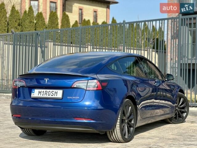 Синий Тесла Модель 3, объемом двигателя 0 л и пробегом 56 тыс. км за 19500 $, фото 17 на Automoto.ua
