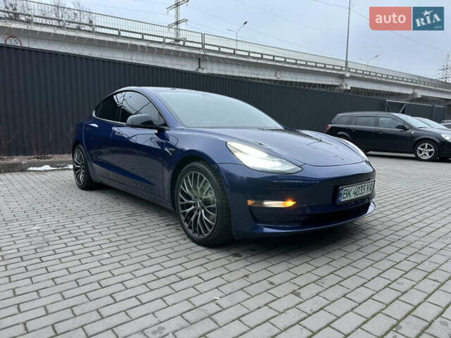 Синий Тесла Модель 3, объемом двигателя 0 л и пробегом 86 тыс. км за 22400 $, фото 6 на Automoto.ua