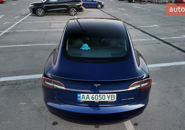 Синий Тесла Модель 3, объемом двигателя 0 л и пробегом 80 тыс. км за 23000 $, фото 3 на Automoto.ua