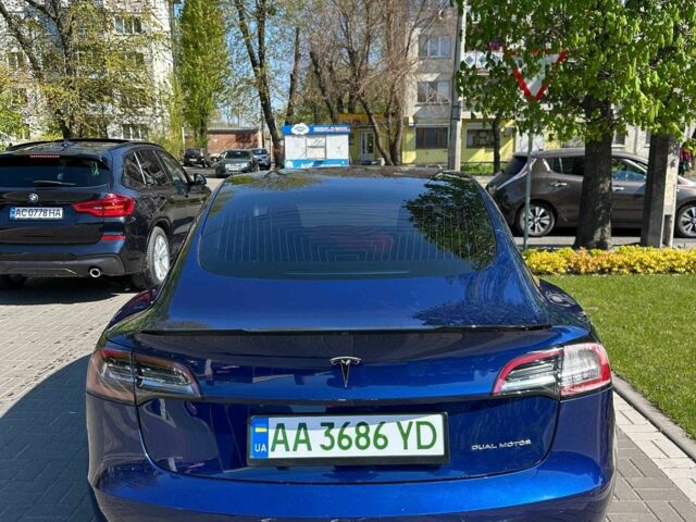Синий Тесла Модель 3, объемом двигателя 0 л и пробегом 103 тыс. км за 20500 $, фото 5 на Automoto.ua