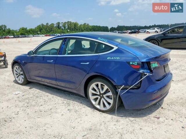 Синий Тесла Модель 3, объемом двигателя 0 л и пробегом 55 тыс. км за 3000 $, фото 1 на Automoto.ua