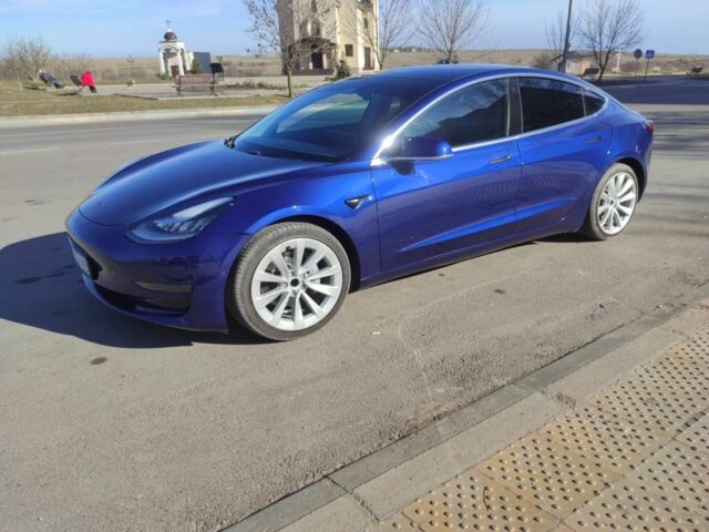 Синий Тесла Модель 3, объемом двигателя 0 л и пробегом 100 тыс. км за 17500 $, фото 3 на Automoto.ua
