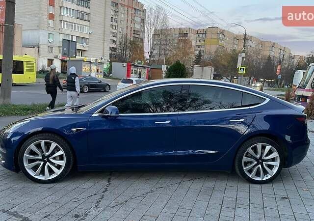 Синій Тесла Модель 3, об'ємом двигуна 0 л та пробігом 78 тис. км за 20999 $, фото 3 на Automoto.ua