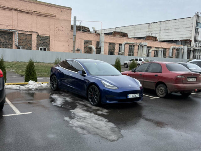 Синий Тесла Модель 3, объемом двигателя 0 л и пробегом 21 тыс. км за 45000 $, фото 15 на Automoto.ua