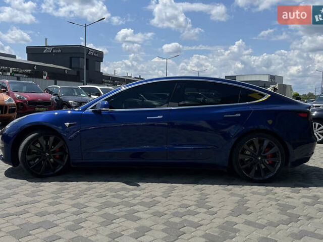 Синий Тесла Модель 3, объемом двигателя 0 л и пробегом 138 тыс. км за 20800 $, фото 3 на Automoto.ua