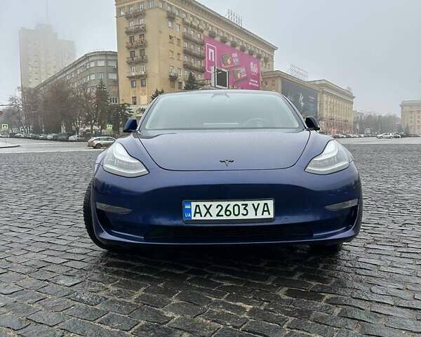 Синий Тесла Модель 3, объемом двигателя 0 л и пробегом 93 тыс. км за 20700 $, фото 1 на Automoto.ua