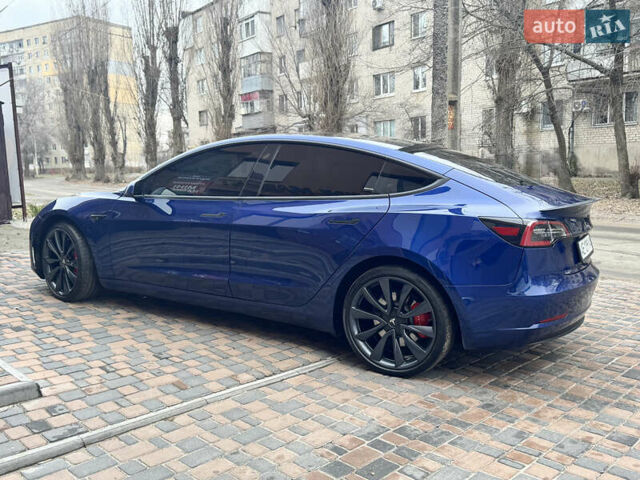 Синий Тесла Модель 3, объемом двигателя 0 л и пробегом 60 тыс. км за 21500 $, фото 5 на Automoto.ua