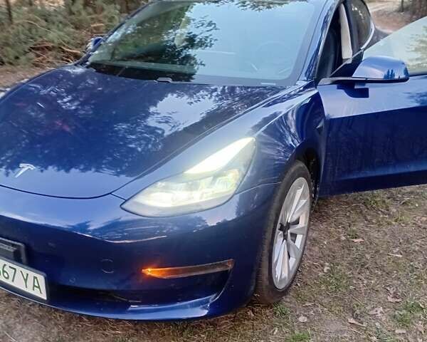 Тесла Модель 3 2021 в Ирпене на Automoto.ua Синий Тесла Модель 3, объемом двигателя 0 л и пробегом 21 тыс. км за 18500 $, фото 7 на Automoto.ua