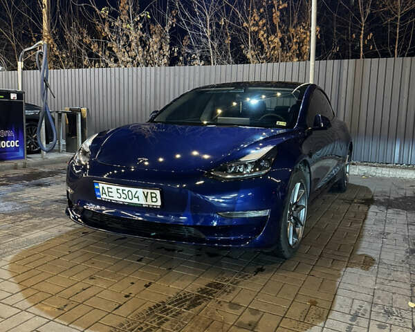 Синий Тесла Модель 3, объемом двигателя 0 л и пробегом 76 тыс. км за 19000 $, фото 1 на Automoto.ua