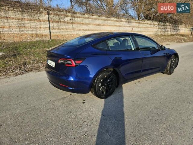 Синий Тесла Модель 3, объемом двигателя 0 л и пробегом 22 тыс. км за 20000 $, фото 1 на Automoto.ua