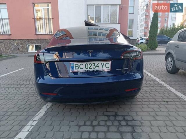 Синий Тесла Модель 3, объемом двигателя 0 л и пробегом 39 тыс. км за 21700 $, фото 6 на Automoto.ua