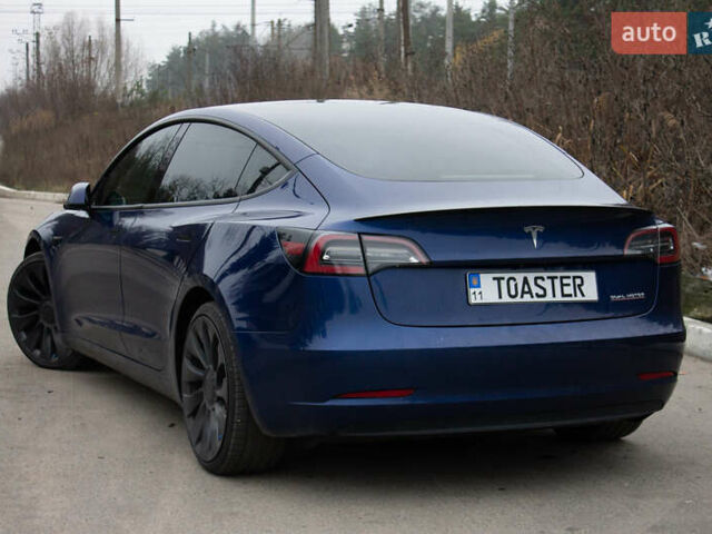 Синій Тесла Модель 3, об'ємом двигуна 0 л та пробігом 74 тис. км за 25700 $, фото 8 на Automoto.ua