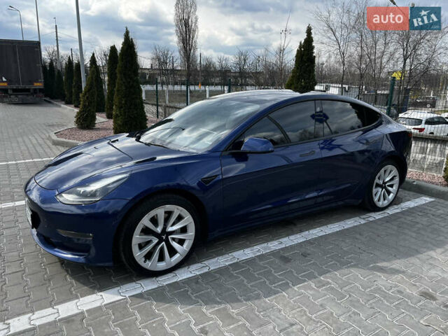 Синій Тесла Модель 3, об'ємом двигуна 0 л та пробігом 151 тис. км за 21900 $, фото 3 на Automoto.ua