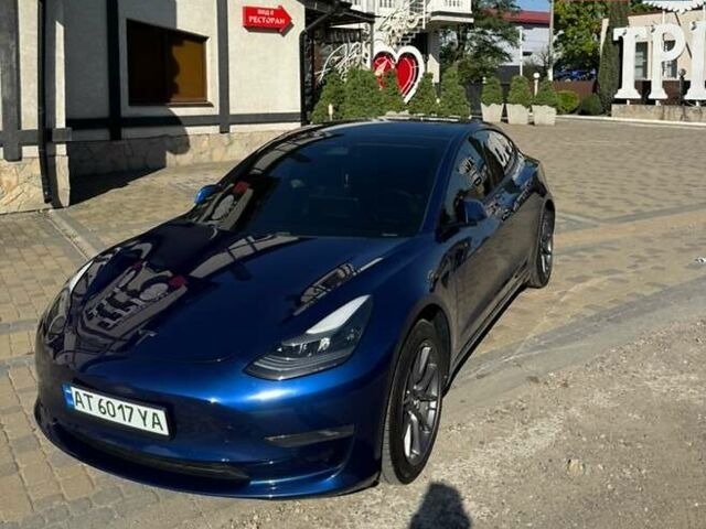 Синий Тесла Модель 3, объемом двигателя 0 л и пробегом 50 тыс. км за 17800 $, фото 2 на Automoto.ua