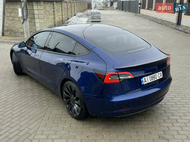 Синій Тесла Модель 3, об'ємом двигуна 0 л та пробігом 40 тис. км за 23200 $, фото 4 на Automoto.ua