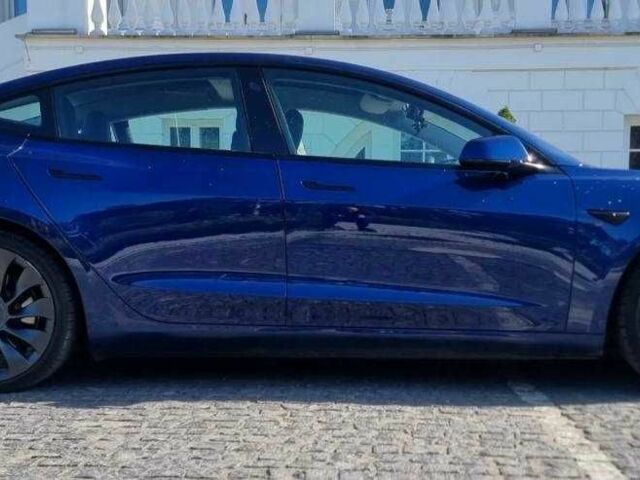 Синий Тесла Модель 3, объемом двигателя 0 л и пробегом 47 тыс. км за 13600 $, фото 5 на Automoto.ua