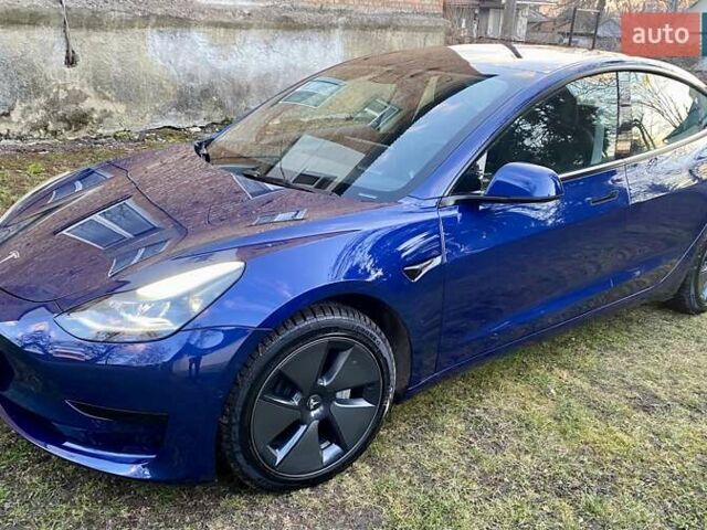 Синий Тесла Модель 3, объемом двигателя 0 л и пробегом 33 тыс. км за 20500 $, фото 2 на Automoto.ua